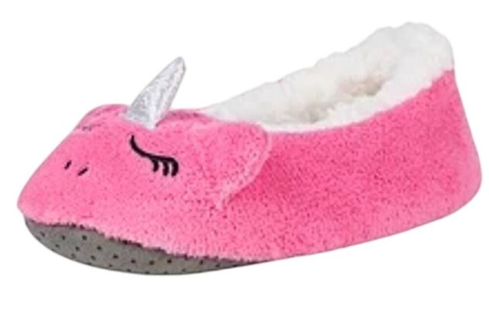 Northeast Outfitters Cozy Cabin Girls' Unicorn Slippers  Size Small